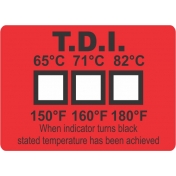 Dishwasher Thermal Disinfection Indicator Labels : TDI